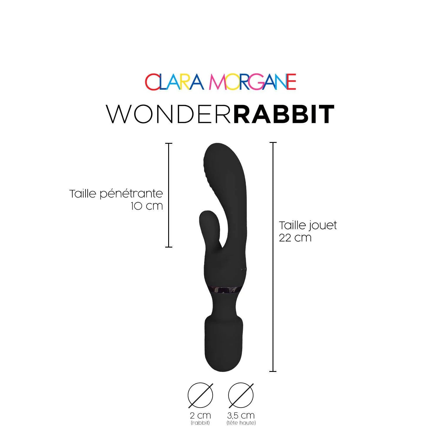 Vibromasseur silicone rechargeable waterproof 7 modes vibration femme noir