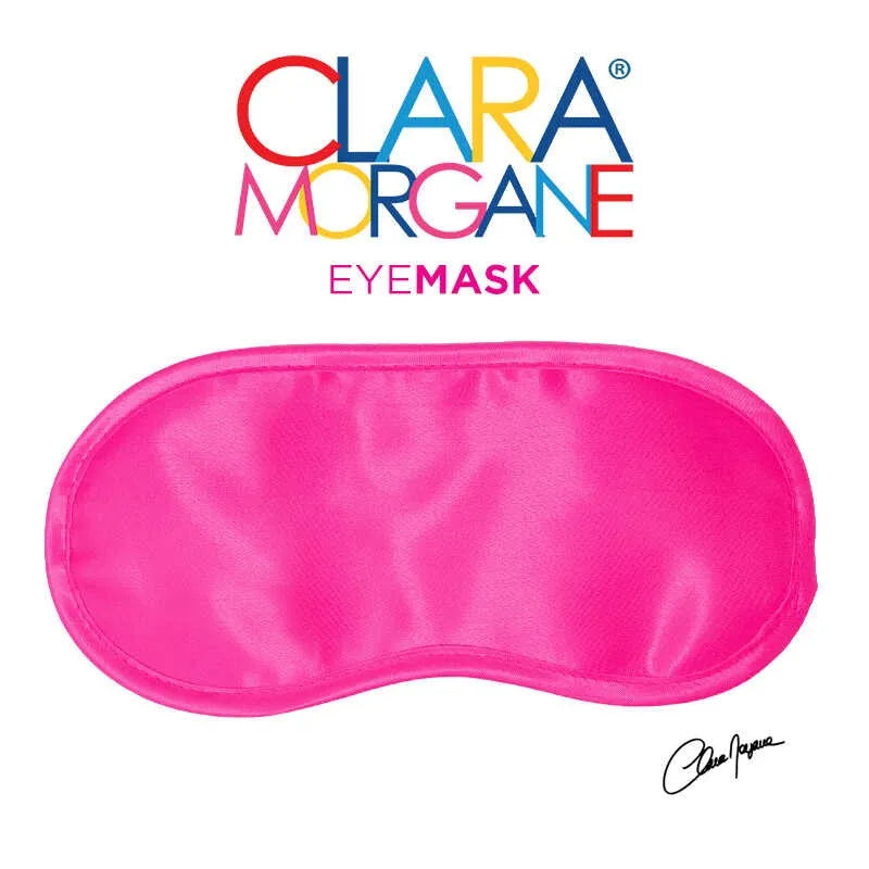 Masque Clara Morgane - Élégance rose pour bien-être intime détente relaxation sommeil masque yeux doux confort