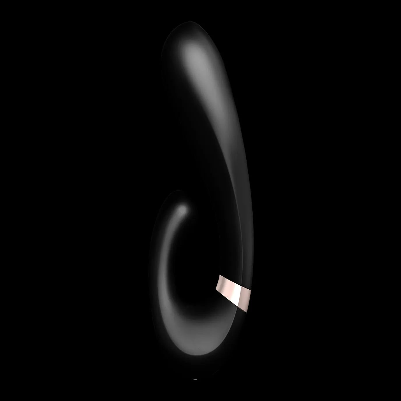 Stimulateur clitoridien vibromasseur point G silicone médical étanche noir Satisfyer
