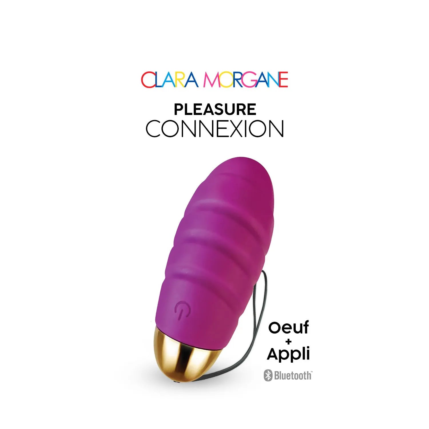 Oeuf vibrant silicone médical violet connecté application PLAYTOY contrôle distance