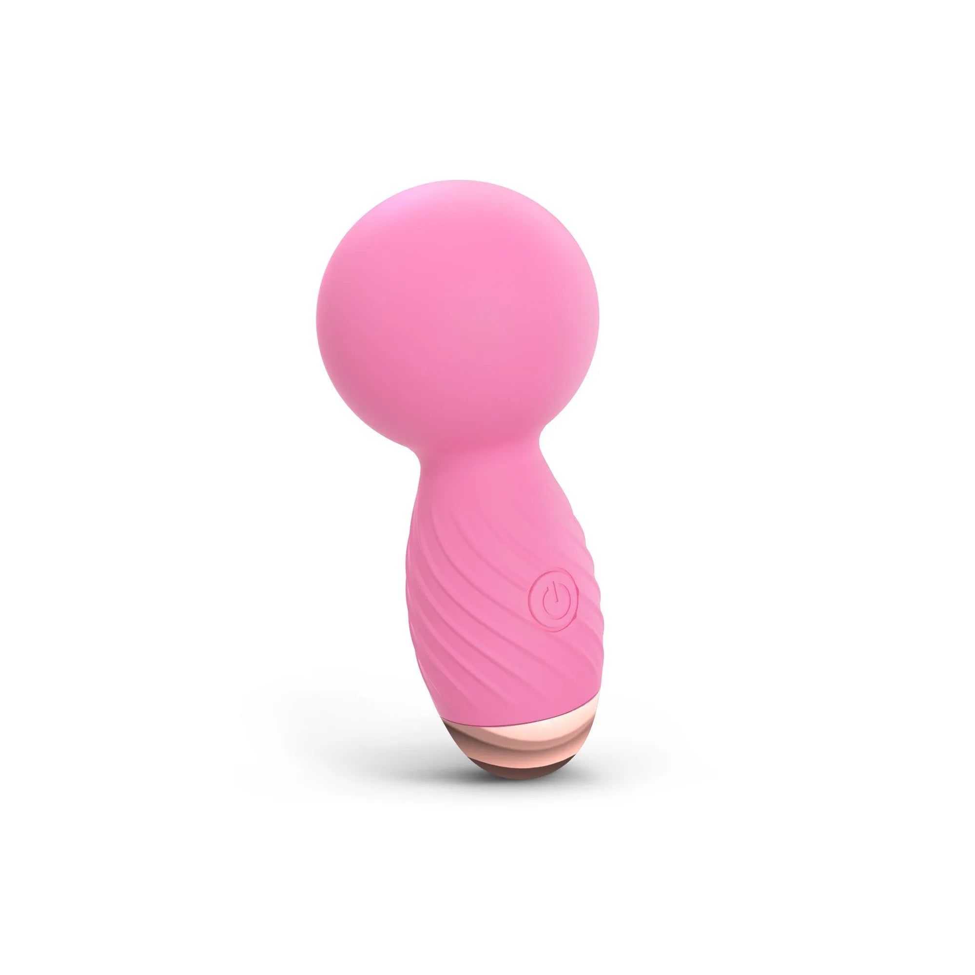 vibromasseur compact puissant silencieux flexible miniaturisé portable discret ergonomique doux moelleux rechargeable 8cm pochette rose voyage