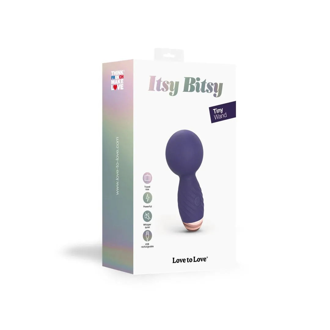 Masseur puissant mini compact portable silencieux discret flexible cou articulé tête moelleuse silicone haute qualité bleu nuit indigo