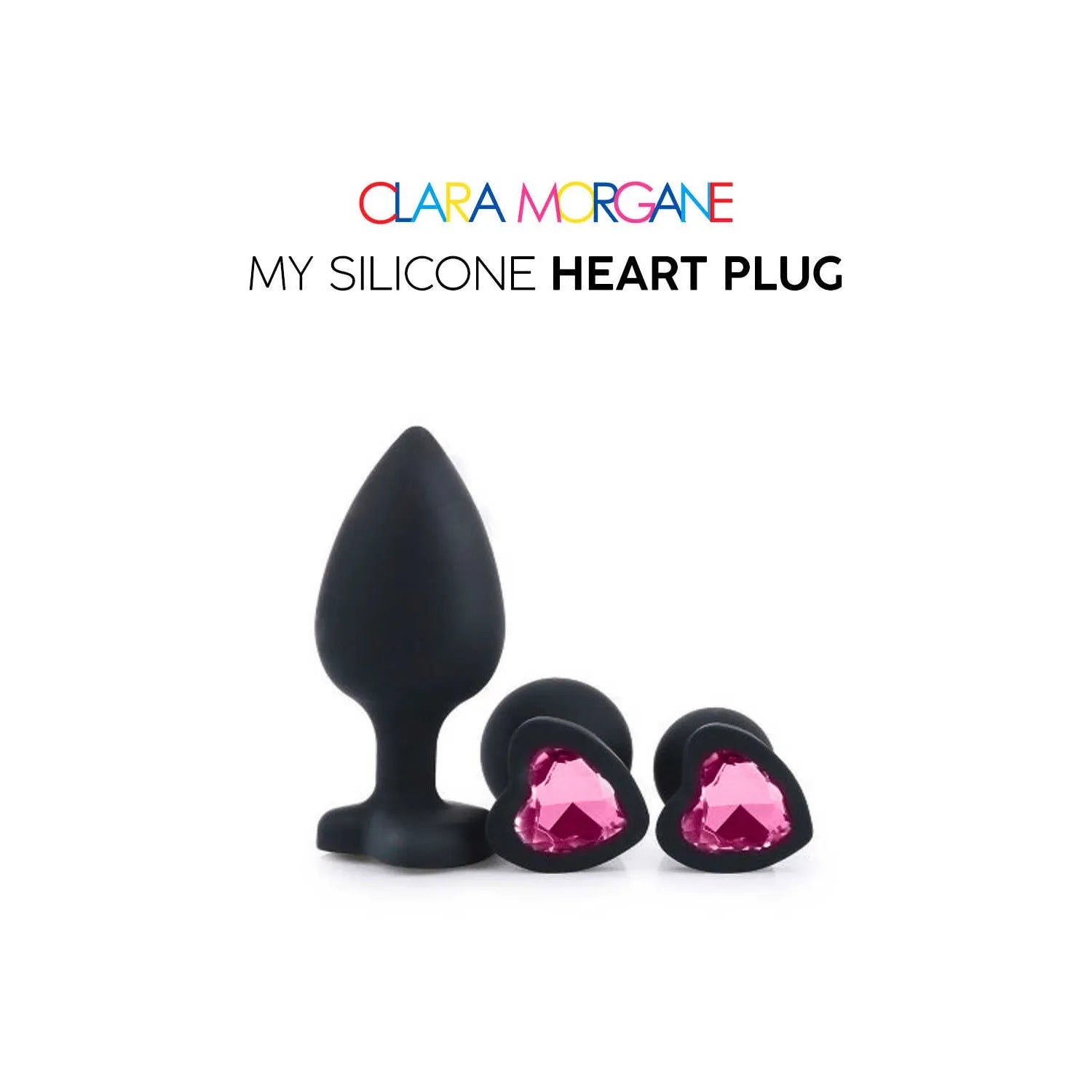 silicone doux hypoallergénique ergonomique confortable coeur forme bijou intime gemme rose lisse nettoyable petit moyen grand