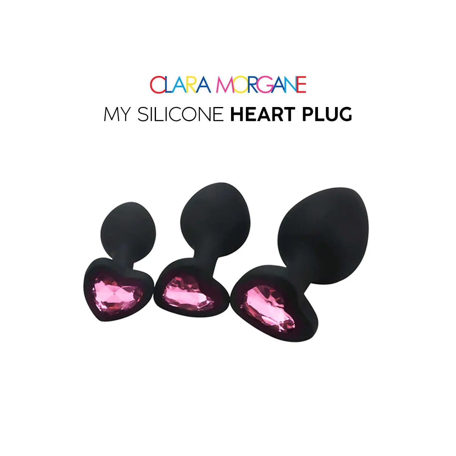 silicone doux hypoallergénique ergonomique confortable coeur forme bijou intime gemme rose lisse nettoyable petit moyen grand