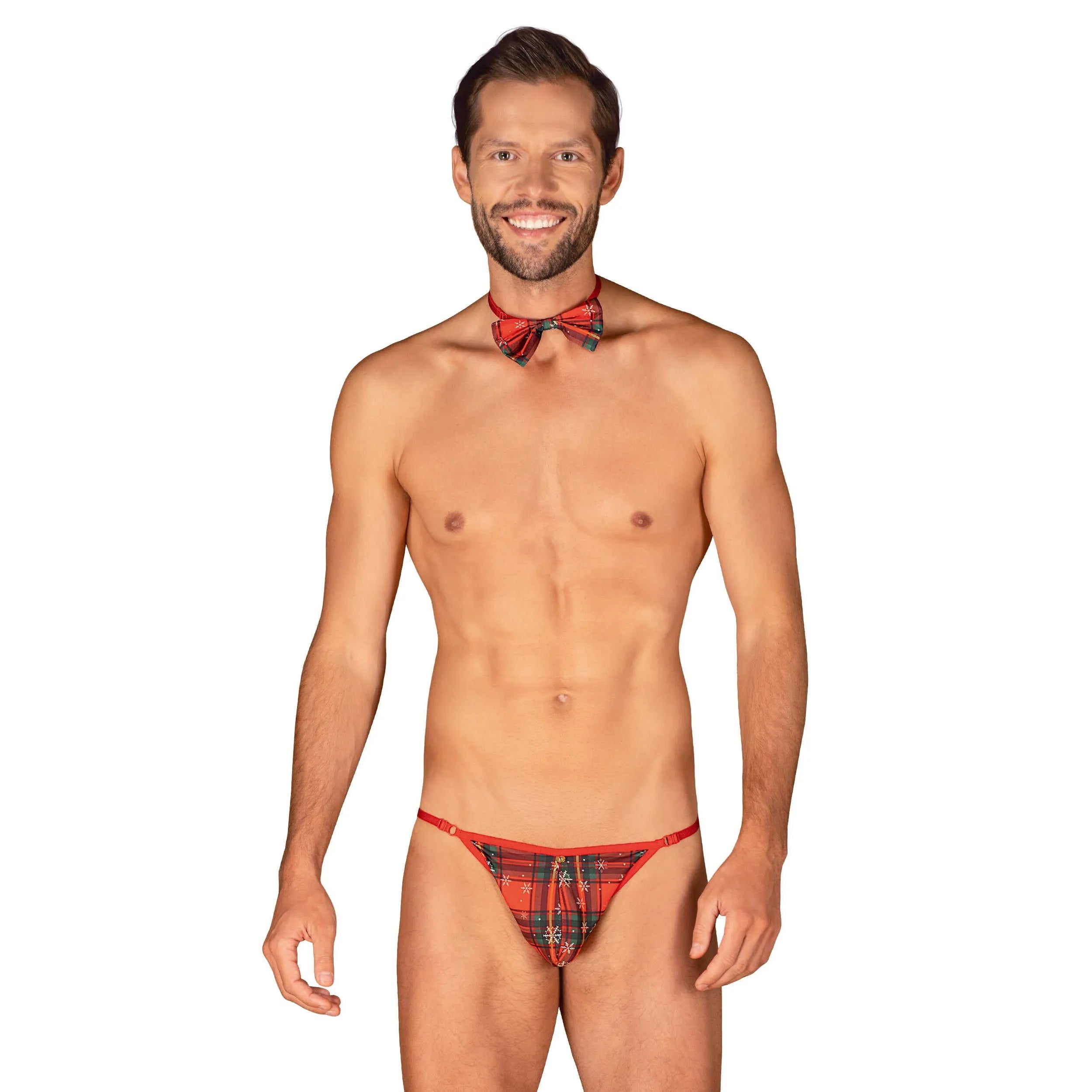 String noeud papillon Noël ajustable rouge séduisant cadeau amusant