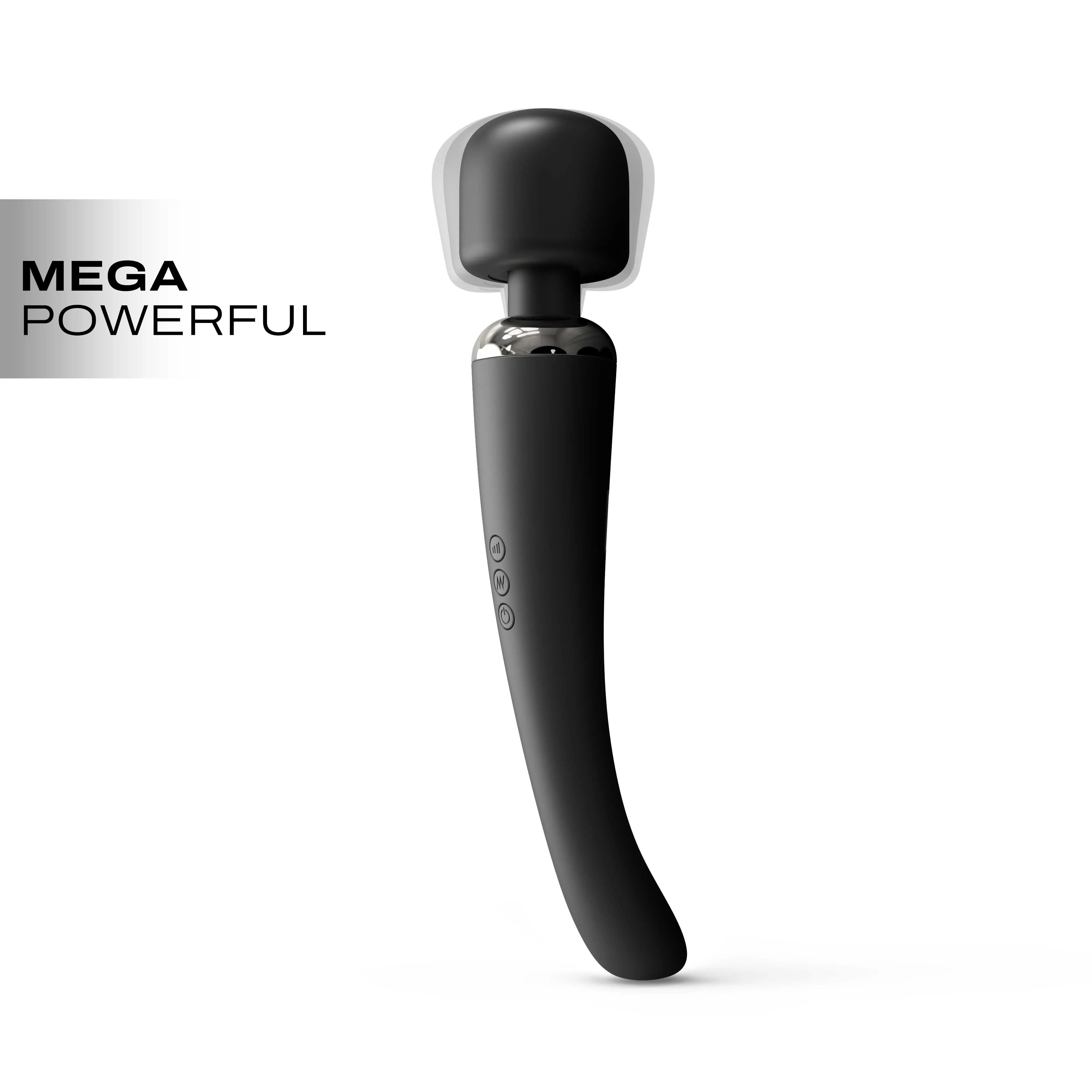 Stimulateur clitoridien puissant noir mat rechargeable silicone ergonomique 160 combinaisons