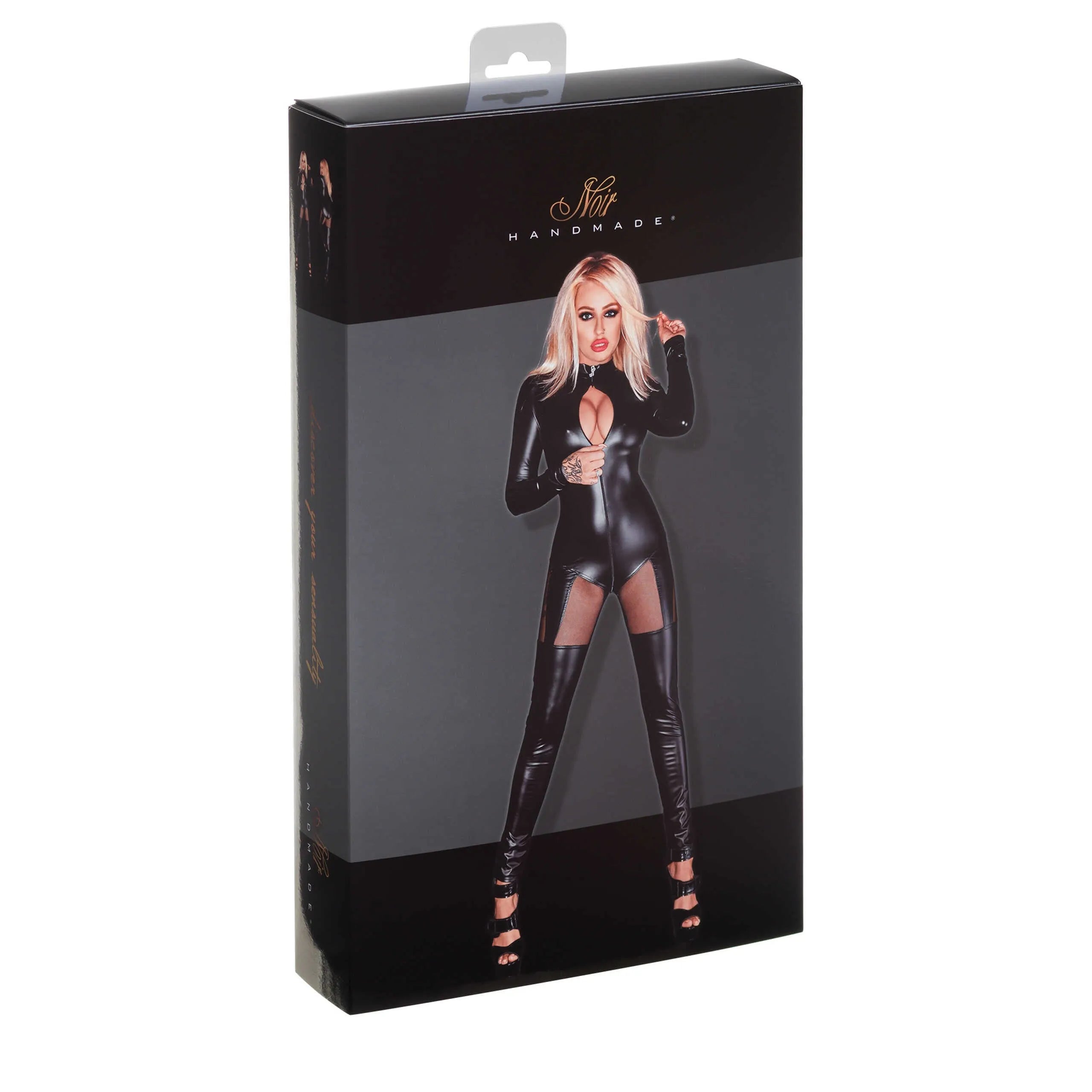 Powerwetlook overall fermeture éclair 3 voies accessibilité élastique irrésistible