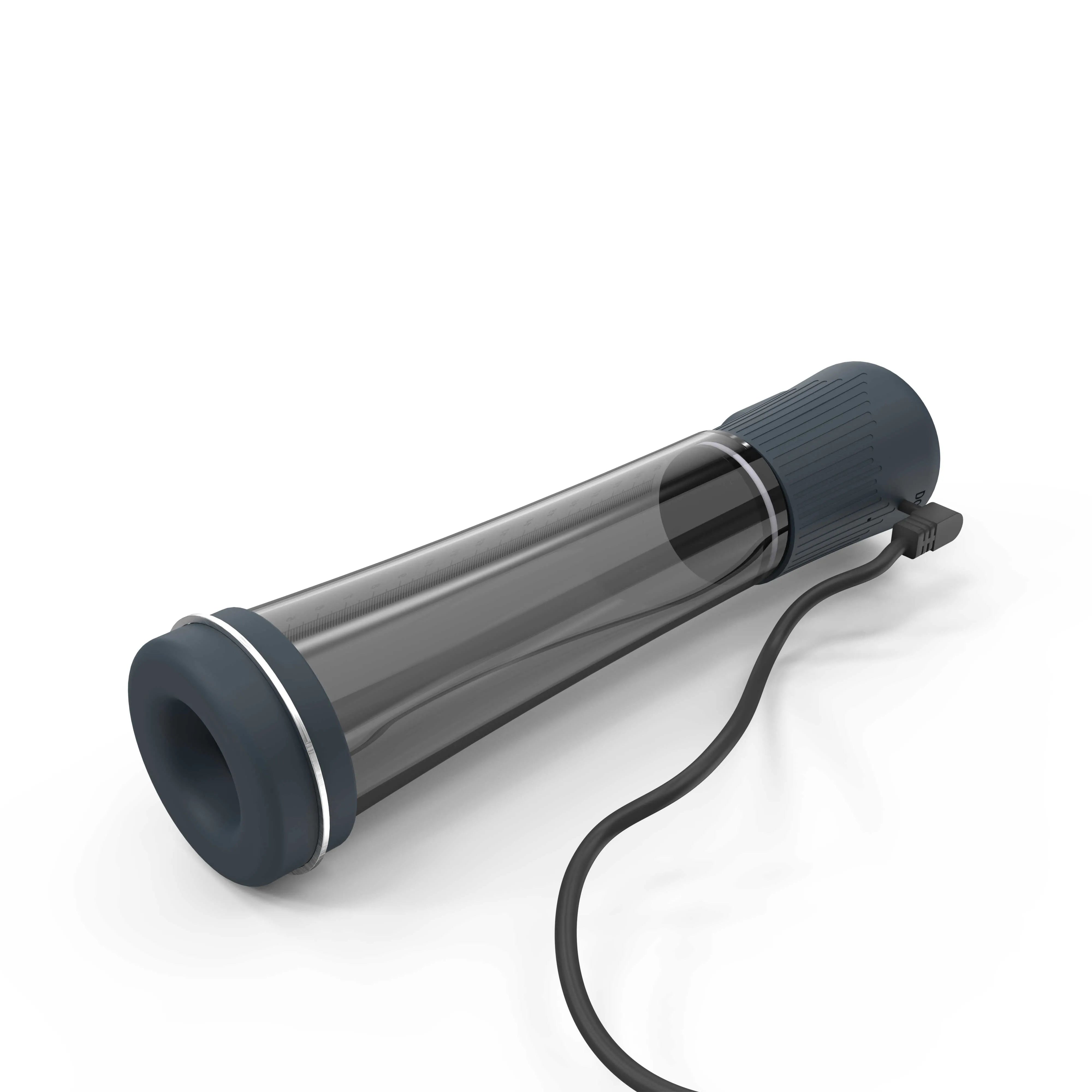 Hydro Dorcel pompe pénis eau air silicone rechargeable graduée trois tailles manches tube transparent mesures autonomie silencieuse discrète ergonomique confortable