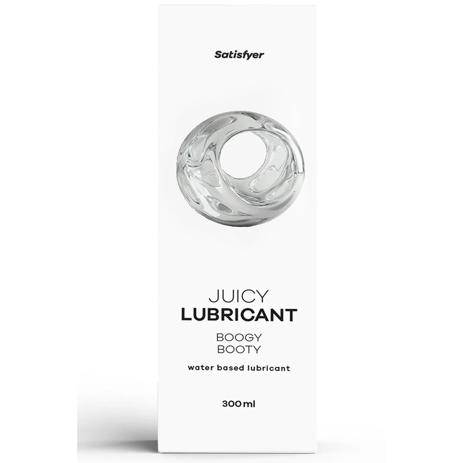 Lubrifiant à base d'eau Juicy Lubricant Boogy Booty 300ml Satisfyer réduction des frottements pour le plaisir anal et les moments intimes