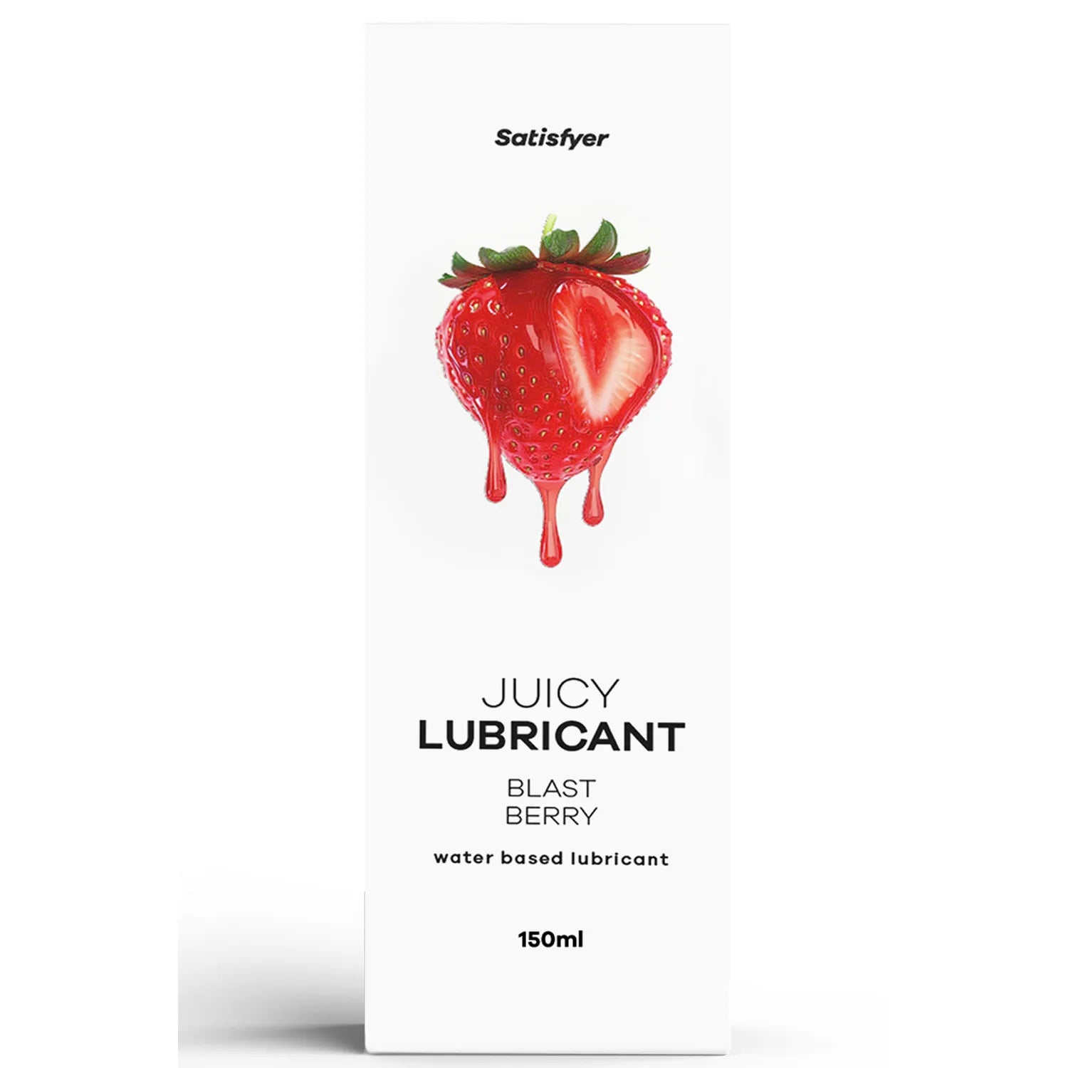 Lubrifiant à base d'eau parfum fraise Satisfyer Juicy Lubricant Blast Berry 300ml sextoy intime couple plaisir