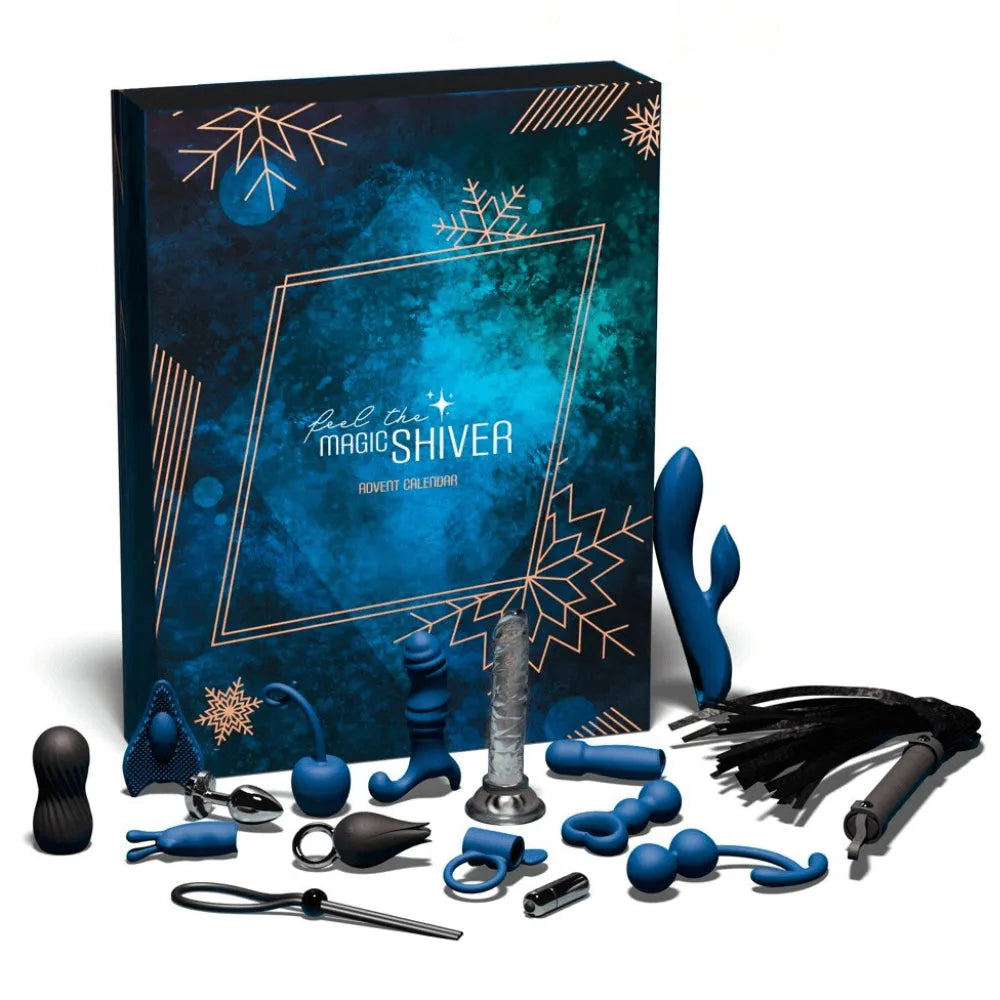 Calendrier de l'Avent Sensuel Luxueux 24 Surprises Sextoys Érotiques Haut de Gamme Surprise Noël Coffret Cadeau Intime Élégant Design Hiver Érotique