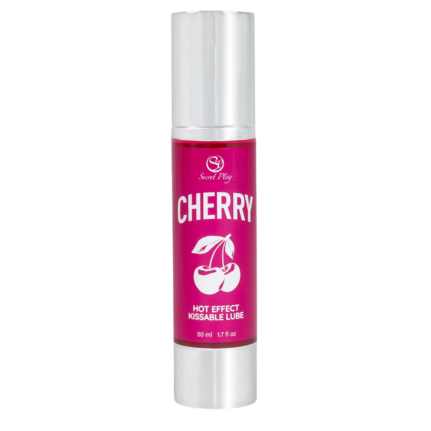 2 en 1 Lubrifiant et huile de massage cerise chauffant