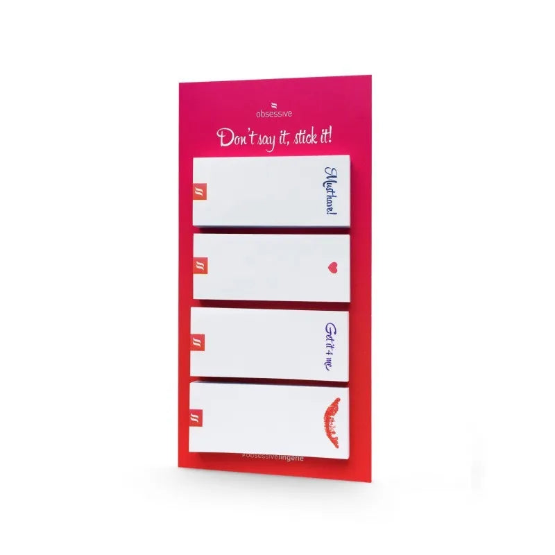 Stickers logo Obsessive amour pour bureau goodies client personnalisés
