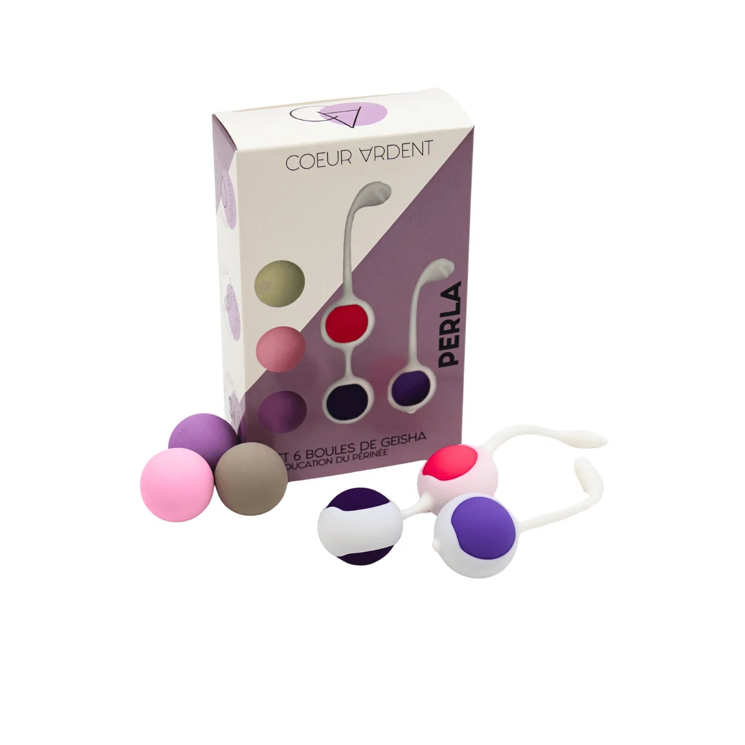 Set Boules Geisha Silicone Renforcement Périnée Femmes Post-Accouchement
