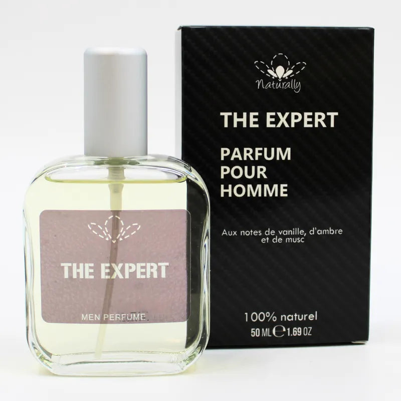 Parfum homme naturel sensuel vanille ambre musc apaisant camomille 50 ml