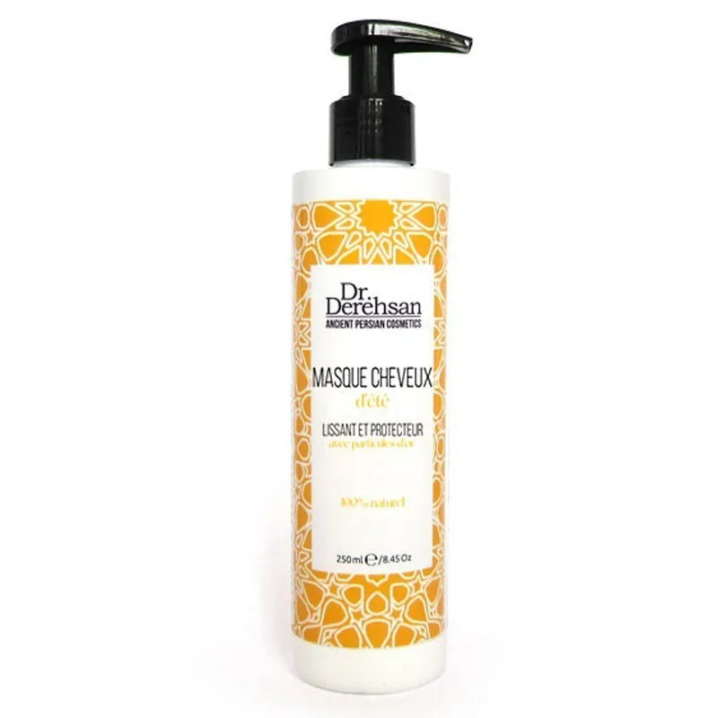 Masque capillaire naturel jojoba karité or brillance protection cheveux été 250ml
