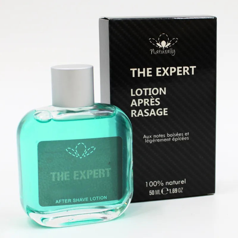 Lotion Après-Rasage Naturelle Hamamélis Peaux Sensibles Hydratante Notes Boisées 50 ml