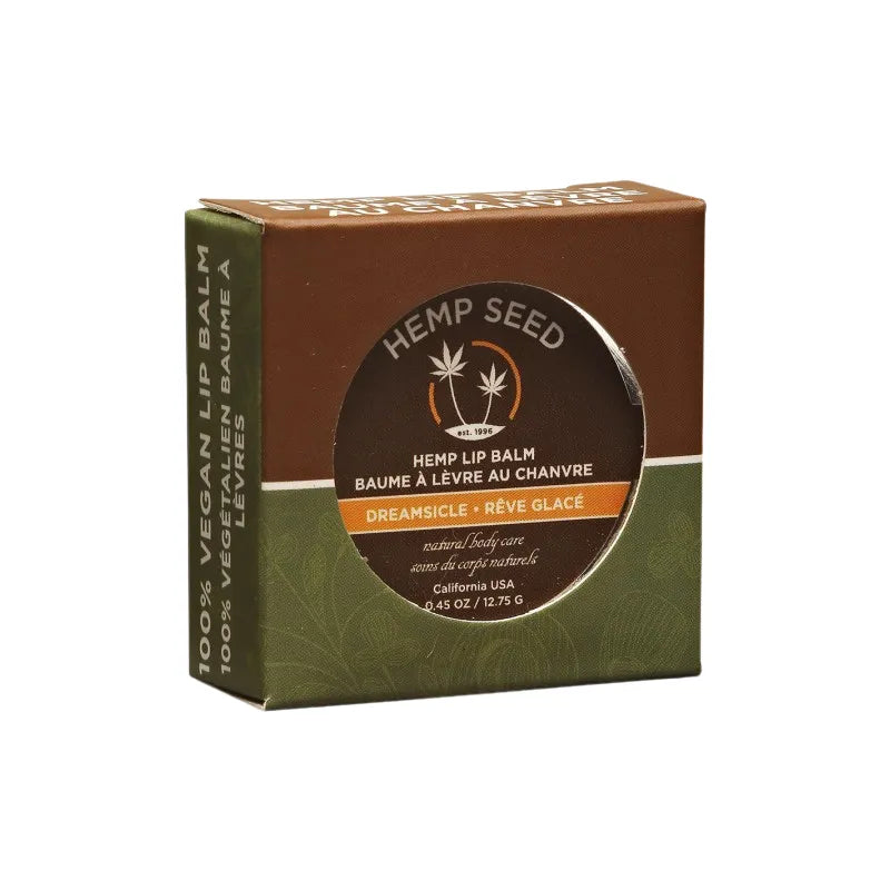 Baume à lèvres hydratant chanvre naturel mandarine prune lèvres sèches gercées