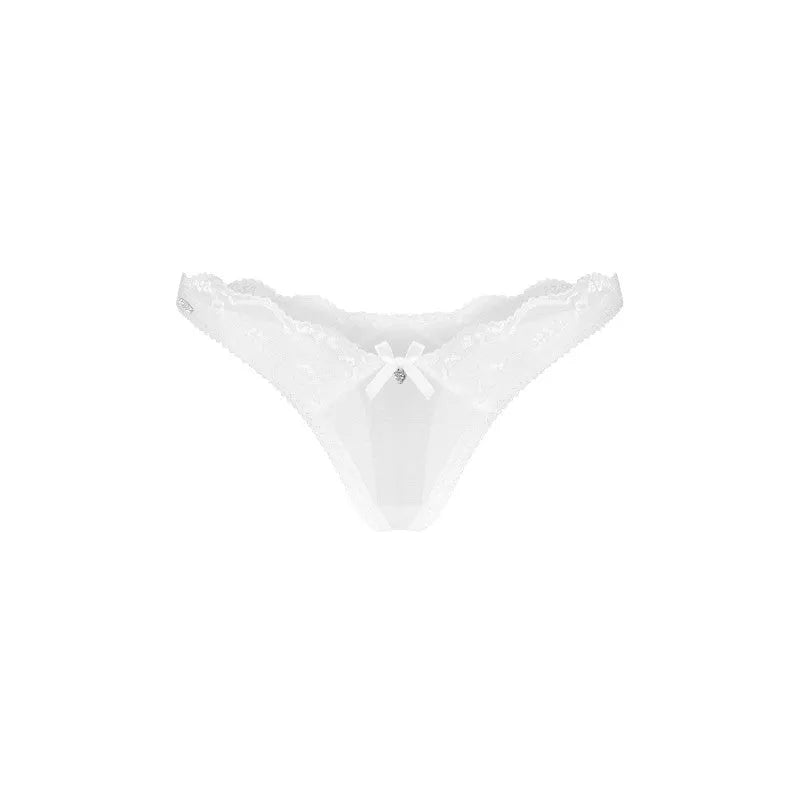 String classique blanc semi-transparent dentelle nœud décoratif Weddya