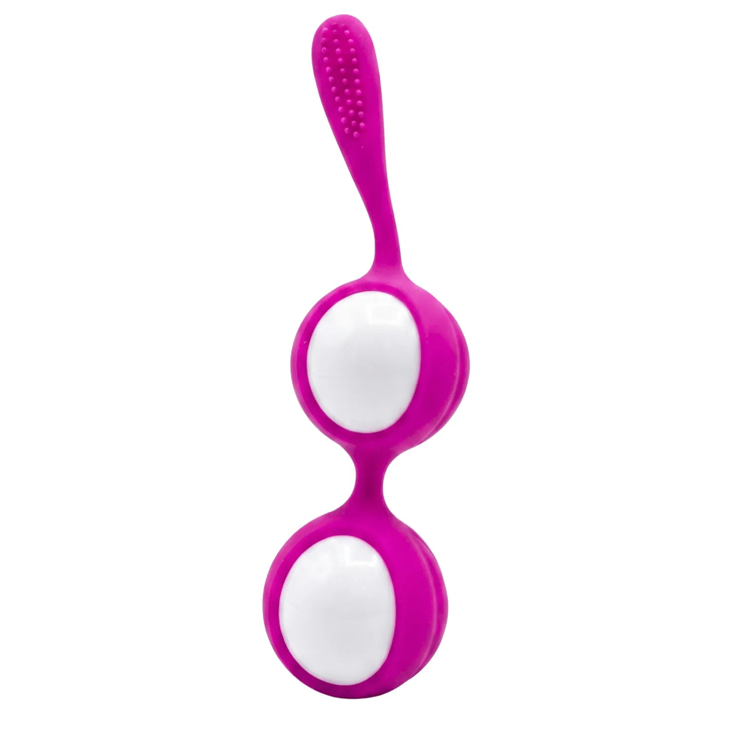 Boules de Geisha Fuchsia Silicone Amovibles Rééducation Périnéale Vibrations Naturelles