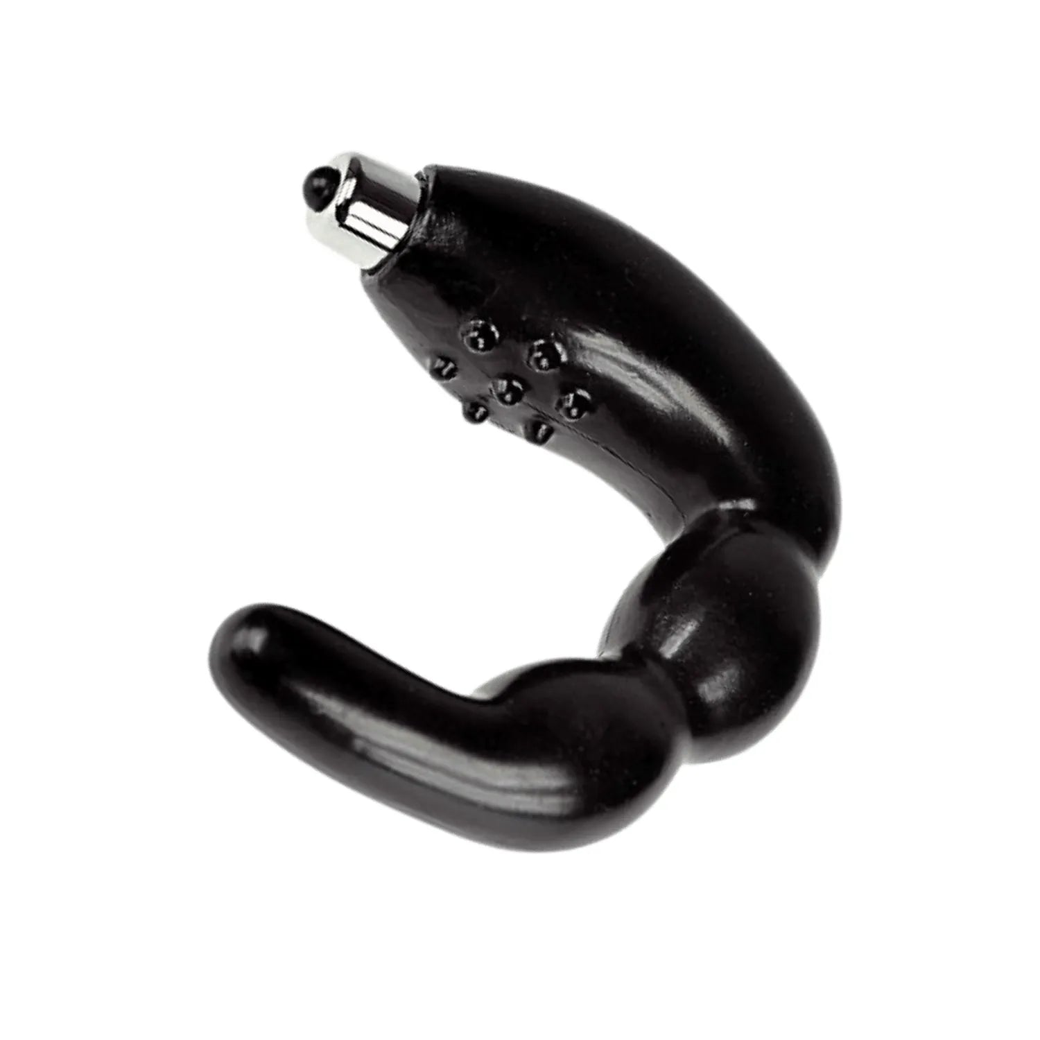 Stimulateur Prostate Vibrant Noir Anatomique C Double Stimulation Homme Curieux
