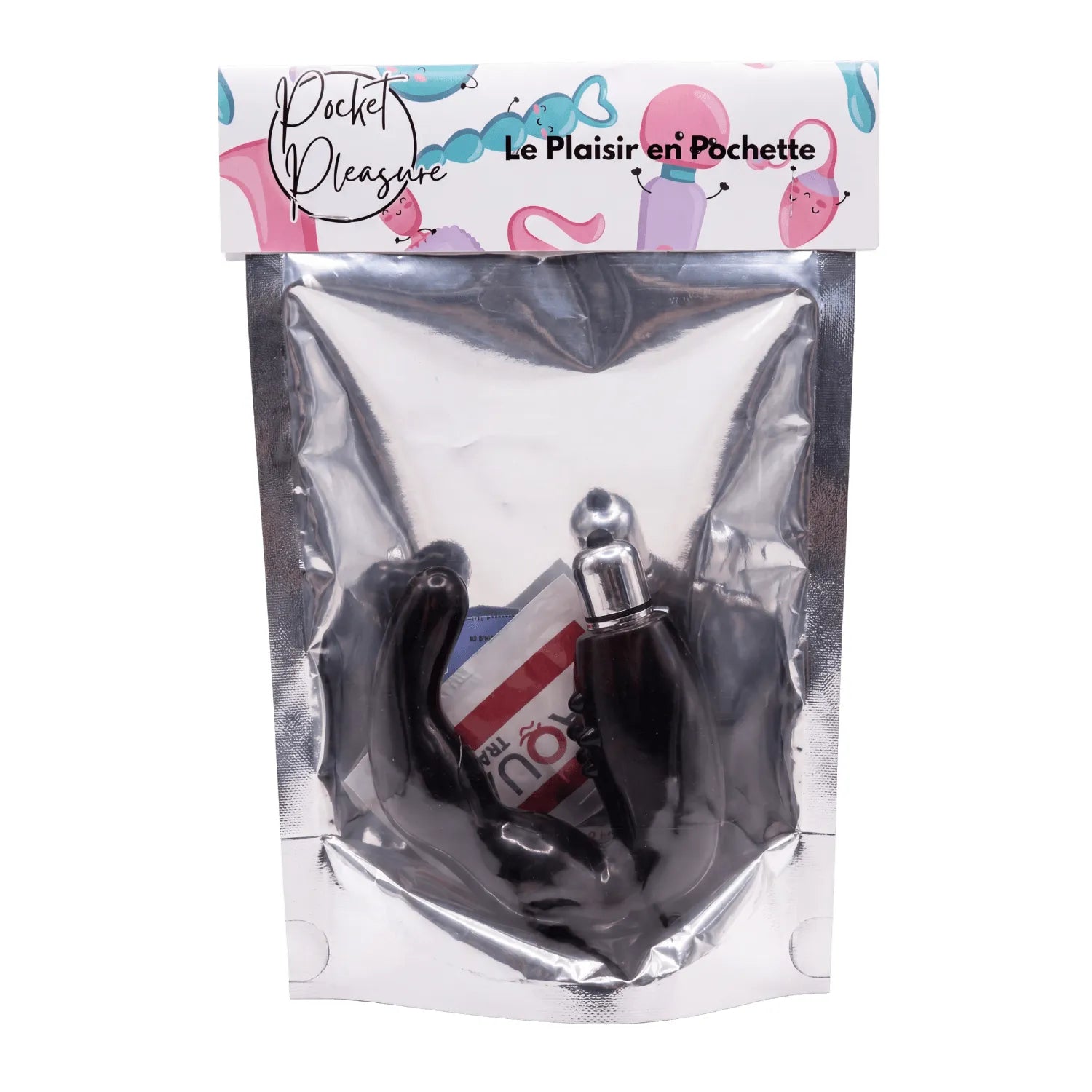Stimulateur Prostate Vibrant Noir Anatomique C Double Stimulation Homme Curieux