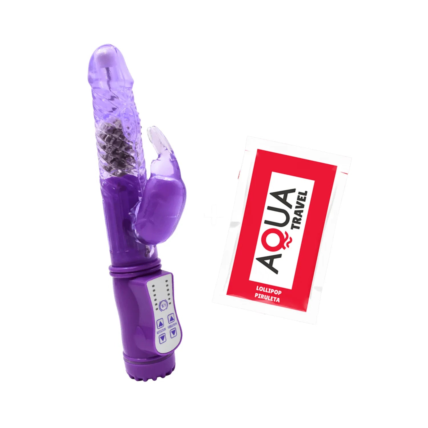 Vibromasseur Rabbit Violet Stimulation Point G Clitoris 36 Modes USB Rechargeable