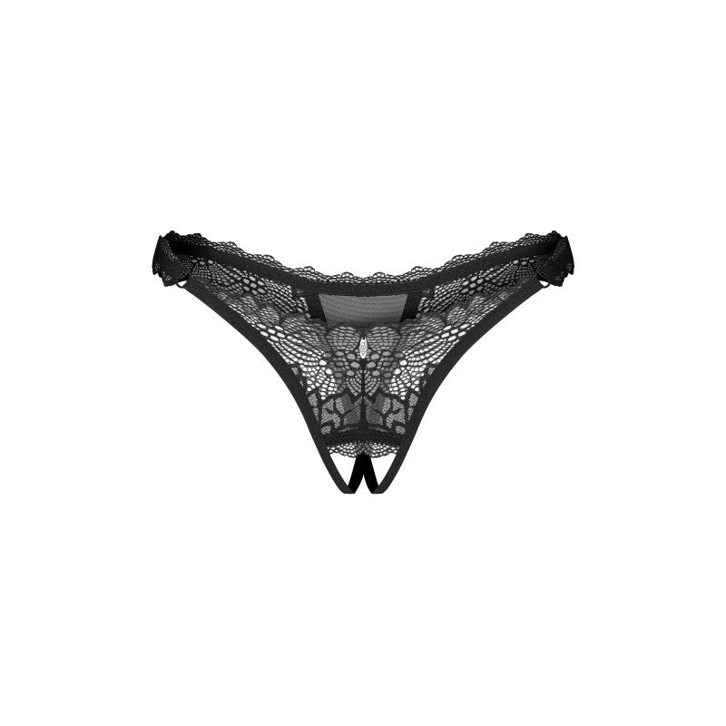 Deina more string ouvert noir
