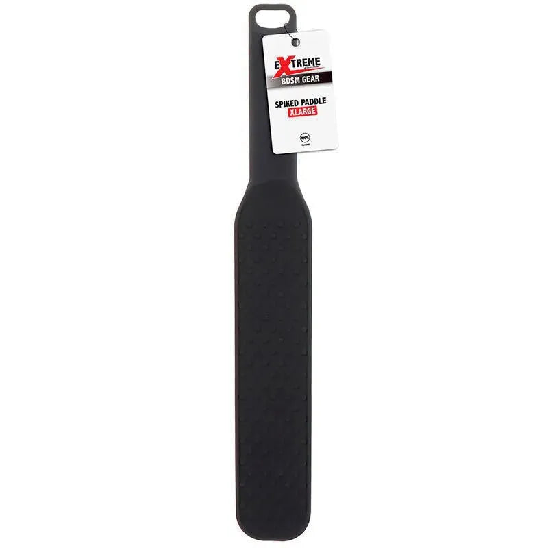 accessoire BDSM silicone pointu pointes paddle sensations intenses réglable polyvalent durable hygiénique facile nettoyage contrôle 35cm débutant confirmé