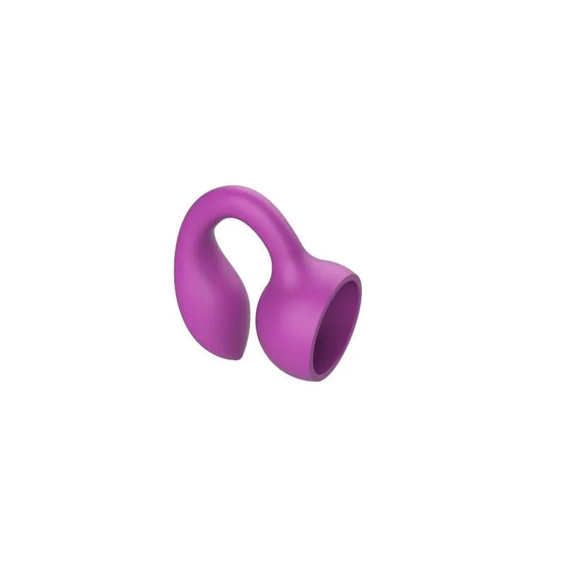Accessoire silicone violet pour stimulation couple, forme arrondie, compatible XOCOON, doux, flexible, interchangeable.