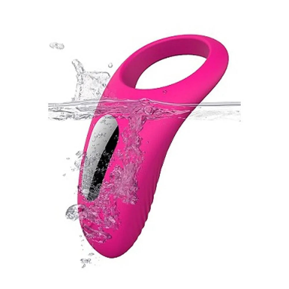 anneau pénien silicone médical étanche rechargeable neuf vibrations moteur stimulation clitoridienne pression retardateur éjaculation érection intense couple intime sexy