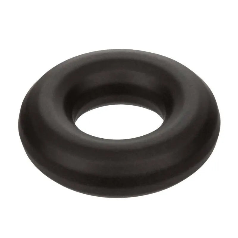 Anneau prolongation silicone noir, lisse, extensible, sans couture, durable, hypoallergénique, pour confort et performance...