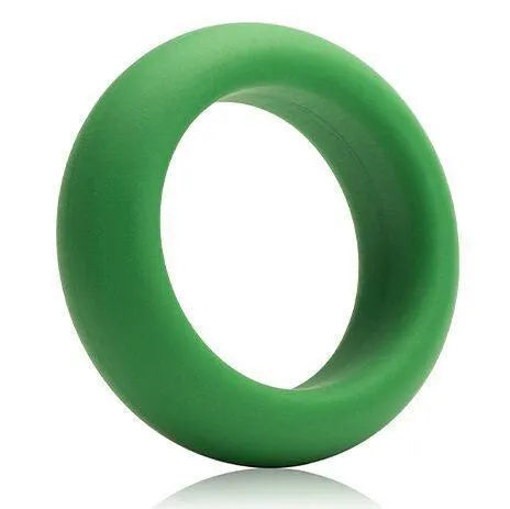 anneau silicone vert ergonomique confortable sécurisé antidérapant durable élasticité optimale puissance érection prolongation retard éjaculation stimulation orgasmes intenses