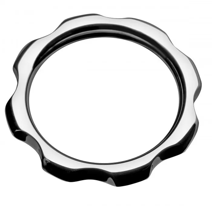 anneau pénis acier inoxydable qualité forme douce lisse confort ajustement précis 8mm largeur 50mm diamètre retardement éjaculation érection