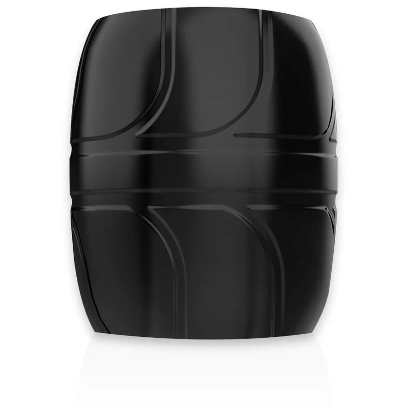 Anneau pénien noir en TPE doux, hypoallergénique, ergonomique, compression uniforme pour érection ferme et durable.