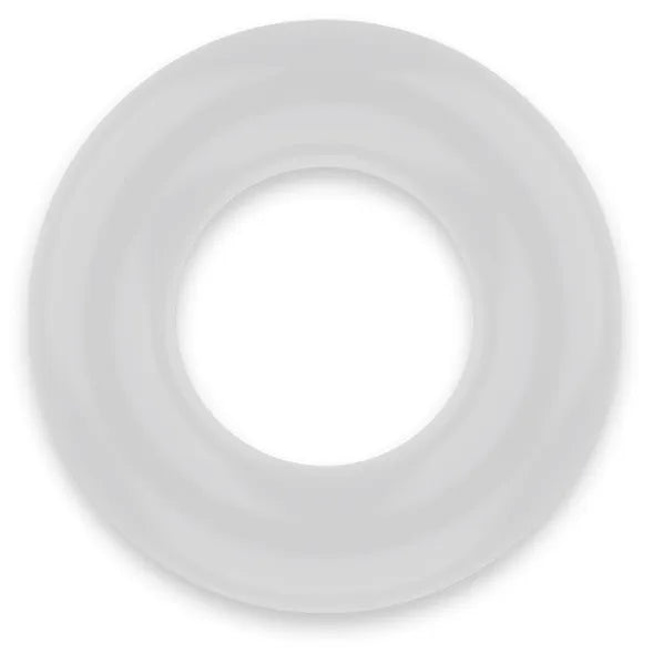 Anneau pénien TPE hypoallergénique transparent, ergonomique, doux, ajustable, pour prolongation érection et confort maximal.