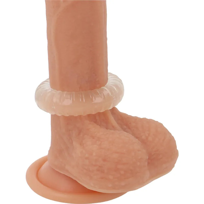 anneau pénien hypoallergénique TPE souple confortable compression uniforme maintien base pénis érection fermeté prolongation durabilité nettoyage lubrifiant performance