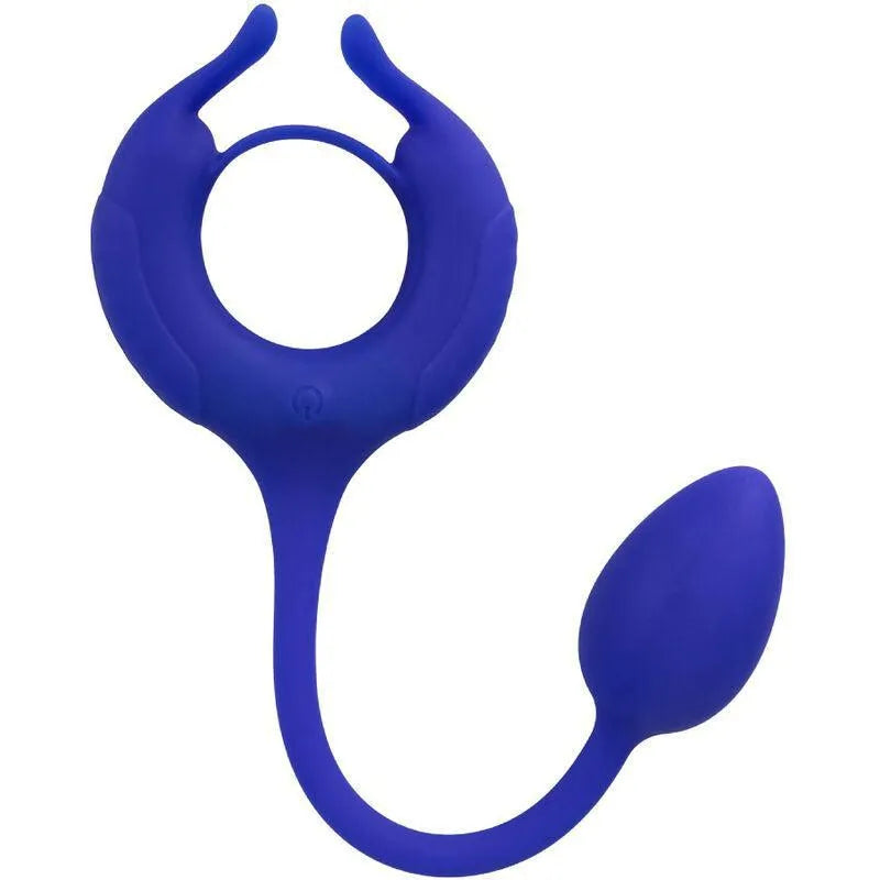 anneau pénien lesté silicone doux extensible vibrations dix fonctions puissantes étanche rechargeable autonomie prolongée puce mémoire deux moteurs puissants