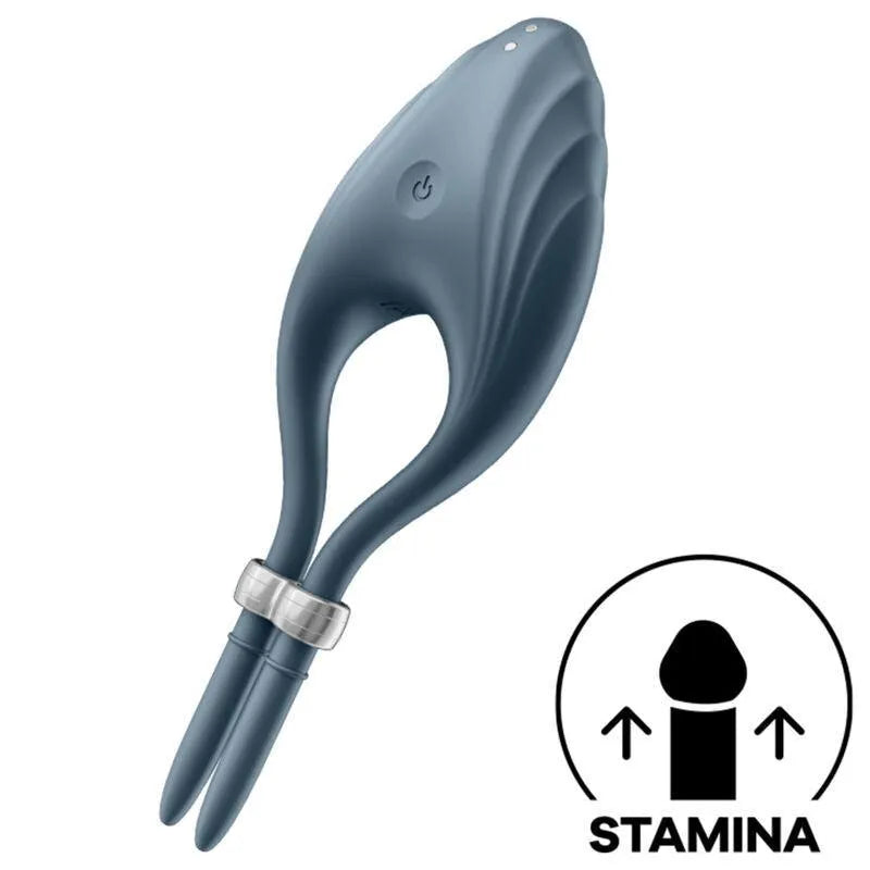 anneau pénien silicone médical doux ajustable extensible rétention sang endurance vibrations puissant moteur programmes douze étanche rechargeable magnétique couples complicité