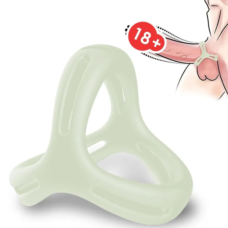 Anneau pénien silicone qualité médicale ergonomique extensible double anneau stimulation endurance érection ferme confort peau sûre ARMONY