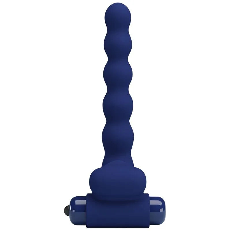 Anneau pénien vibrant bleu en silicone, 10 fonctions, finition douce, compact, prolongateur d'érection, retardateur.