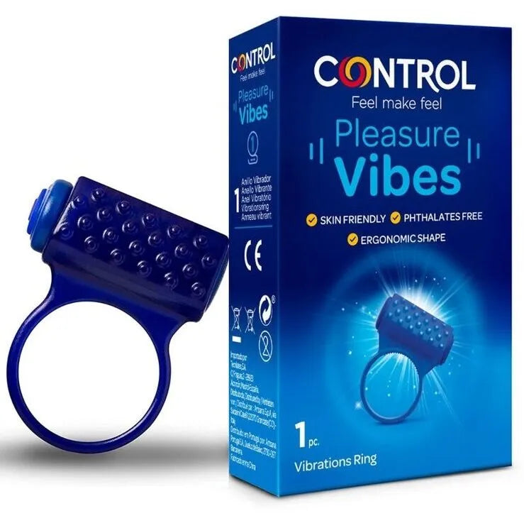 anneau vibrant ergonomique silicone doux flexible pointes surélevées stimulation intense compatible préservatifs non étanche batterie jetable