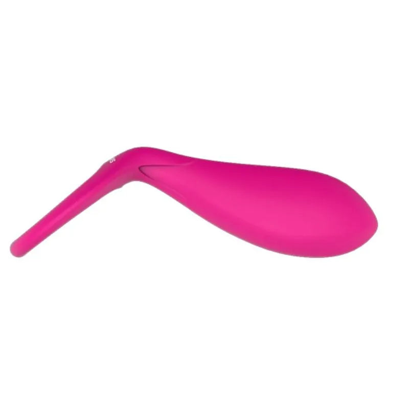 Anneau vibrant rose en silicone, ergonomique, submersible, avec contact clitoridien puissant et discret.