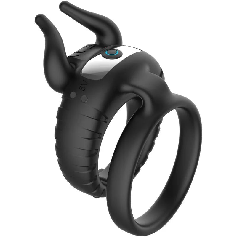 anneau vibrant silicone médical étanche rechargeable dix modes vibrations intensité variable silencieux ergonomique confortable submersible aquatique recharge usb couple sensuel