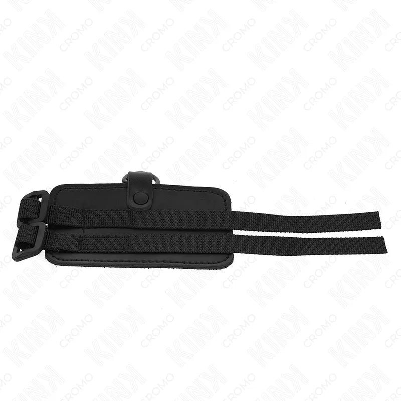 Anneau pénien cuir BDSM ajustable noir, marron, rouge, en cuir véritable ou vegan, avec sangles et pinces tétons.