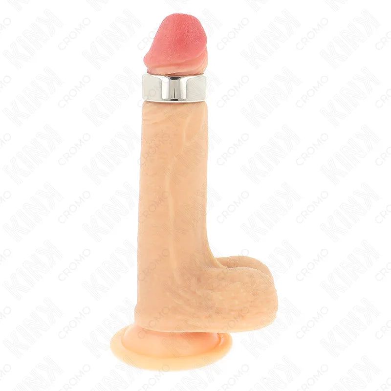 Anneau pénien BDSM réglable en cuir véritable ou végan, élégant, pour confort et contrôle, stimulation prolongée.