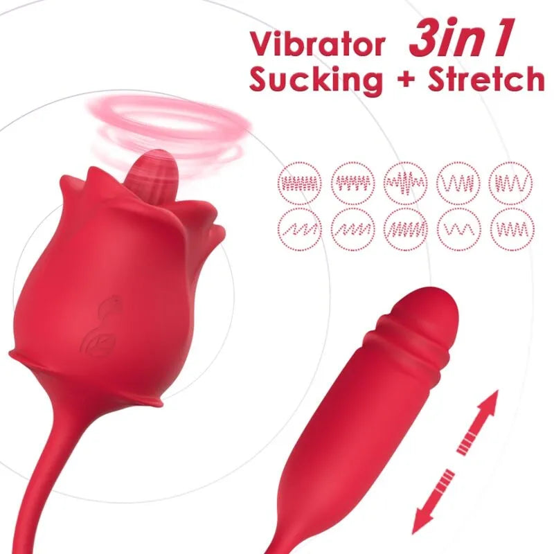 appareil aspiration clitoridienne étanche silicone médical ABS rechargeable batterie intégrée USB dix vibrations dix aspirations ergonomique compact forme rose