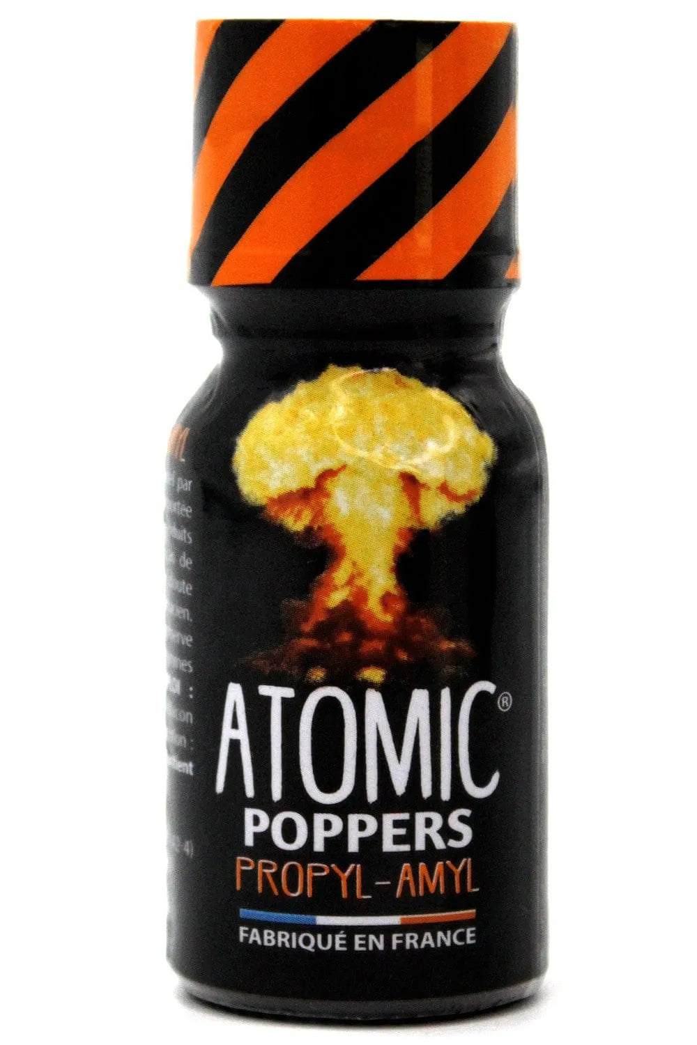arôme euphorisant aphrodisiaque atomique propyle amyle nitrite intensité puissant festif nocturne soirée fiole teintée bouchon antifuite 15ml fabrication française