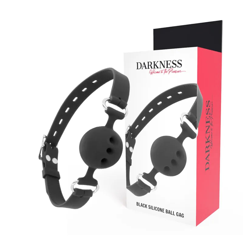 bâillon silicone ajustable lanières cuir cousues confort sécurité silencieux design élégant fétiche intime débutants avancés compatibles accessoires bondage