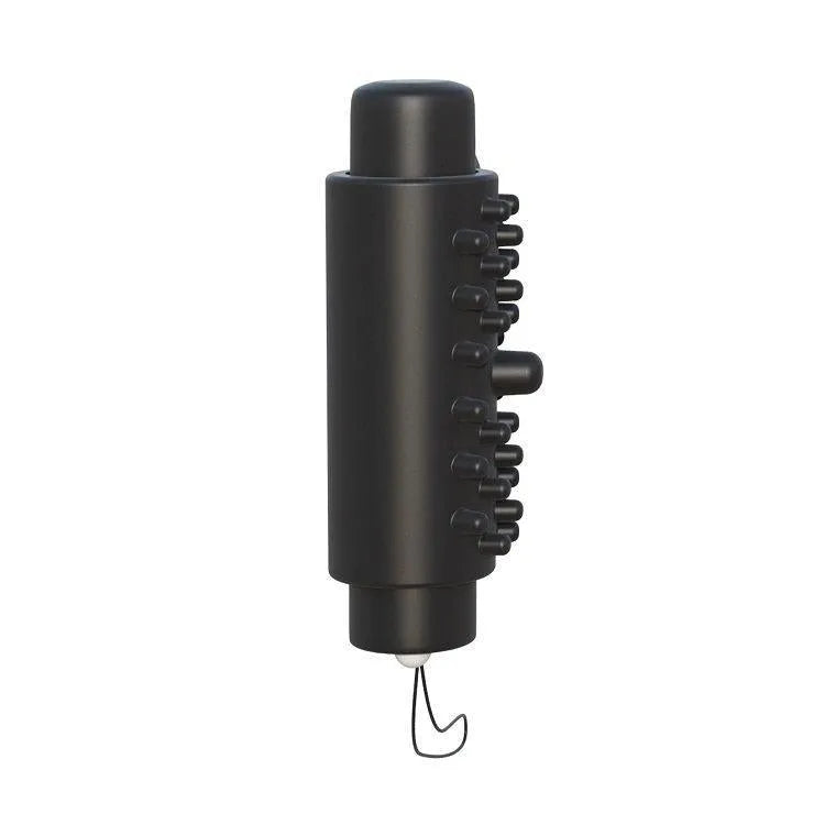 Bague vibrante noire en silicone avec télécommande, stimulation intense, 20 modes vibrations, confort pour couples.